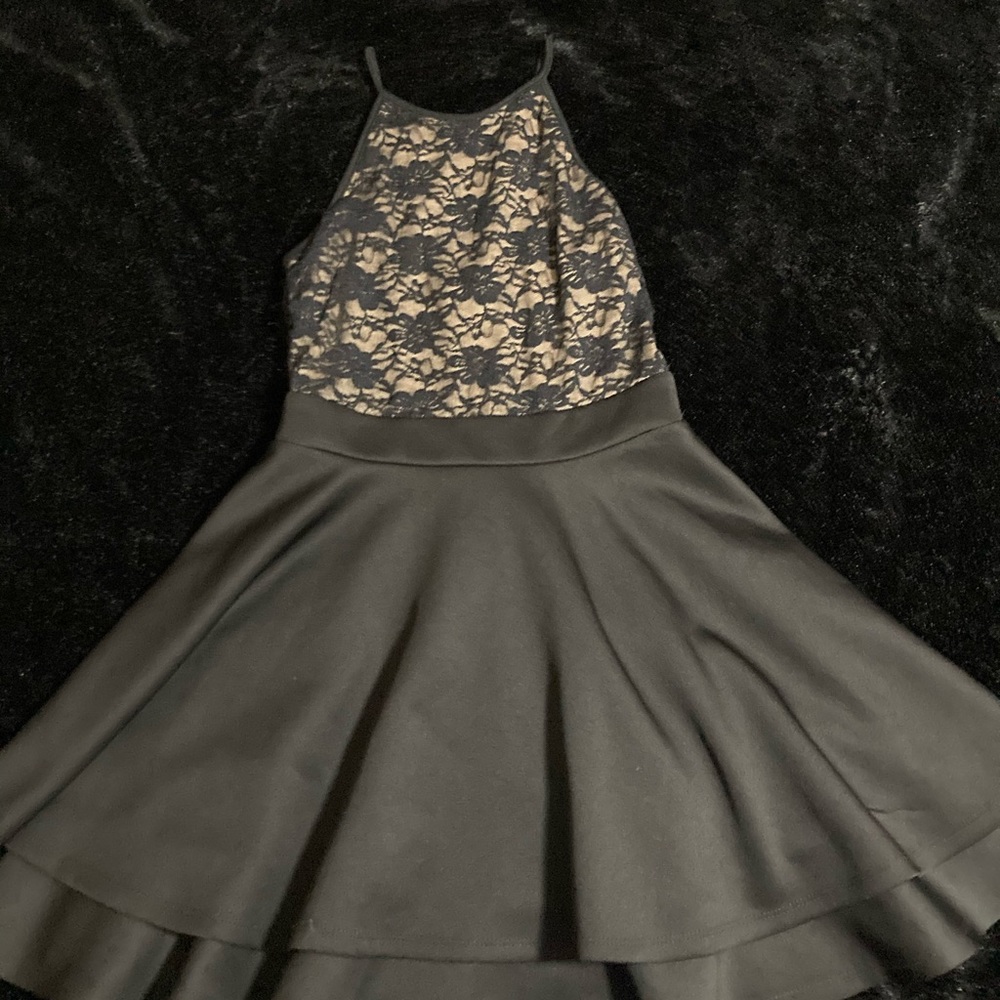 Lace black dress